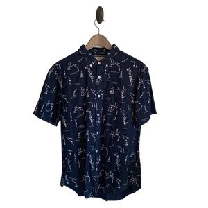 Original, penguin, men’s large, oxford collar, button down, casual men’s shirt